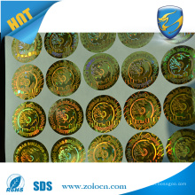 Shenzhen ZOLO high quality anti-counterfeit laser cut vinyl stickers custom